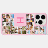 Coques Case-Mate iPhone Monogramme personnalisé moderne (Verso (horizontal))