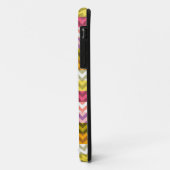 Coques Case-Mate iPhone Monogramme personnalisé moderne Chevron Zigzag 7 (Dos/Gauche)