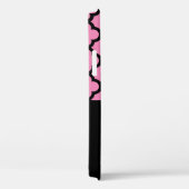 Coques Case-Mate iPhone Monogramme Personnalisé Monogramme Rose Diamante N (Verso / Droite)