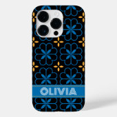 Coques Case-Mate iPhone Monogramme personnalisé Nom de téléphone méditerra (Verso)