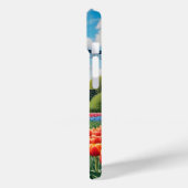 Coques Case-Mate iPhone Monogramme personnalisé Pays-Bas Windmill & Tulips (Verso / Gauche)