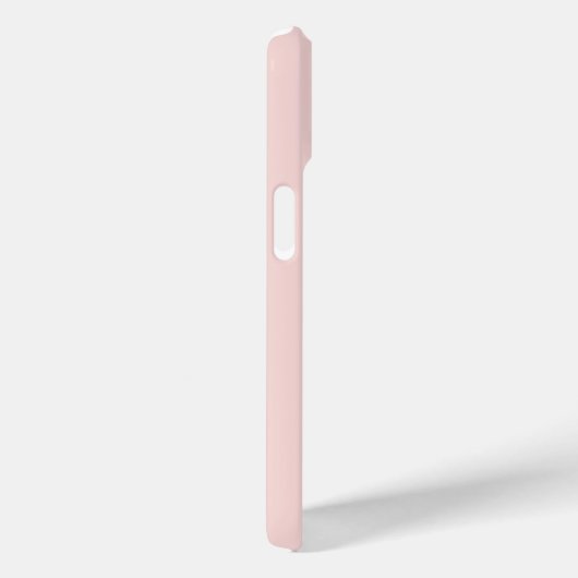Coques Case-Mate iPhone Monogramme personnalisé Rose minimal (Verso / Droite)
