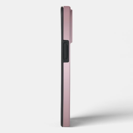Coques Case-Mate iPhone Monogramme personnalisé rose or Rose moderne (Verso / Droite)