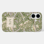 Coques Case-Mate iPhone Monogramme personnalisé William Morris Windrush (Verso (horizontal))
