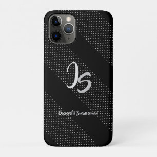Case-Mate iPhone Case Monogramme personnel d'argent "Entreprise ayant ré