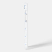 Coques Case-Mate iPhone Monogramme Petit Bow bleu (Verso / Gauche)