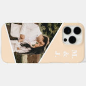 Coques Case-Mate iPhone Monogramme photo (Verso (horizontal))