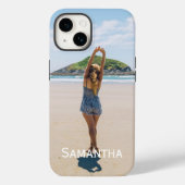 Coques Case-Mate iPhone Monogramme Photo Ajouter votre Personnaliser photo (Verso)