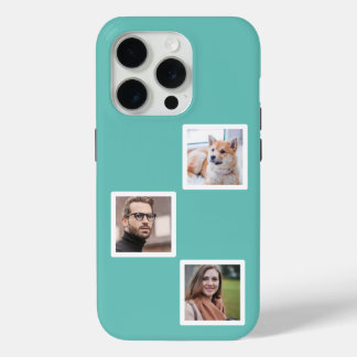 Coque iPhone 15 Pro Monogramme photo personnalisé