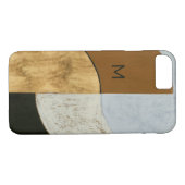 Coques Case-Mate iPhone Monogramme | Pièces empilées II (Dos (Horizontal))