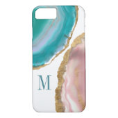 Coques Case-Mate iPhone Monogramme | Pierres Gem I (Dos)