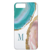 Coques Case-Mate iPhone Monogramme | Pierres Gem I (Dos)