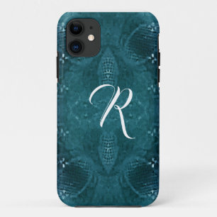 Case-Mate iPhone Case Monogramme Pine vert look de tissu