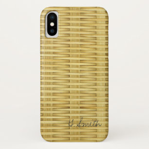 Case-Mate iPhone Case Monogramme. Poignée de panier en laiton rustique l