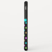 Coques Case-Mate iPhone Monogramme Pois Girly Chic (Dos/Gauche)