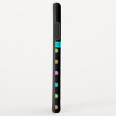 Coques Case-Mate iPhone Monogramme Pois Girly Chic (Dos/Droite)