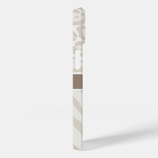 Coques Case-Mate iPhone Monogramme Poster de animal neutre (Verso / Droite)