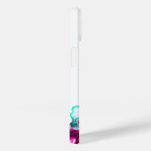 Coques Case-Mate iPhone Monogramme Premier couleur marbre rose Art moderne (Verso / Droite)