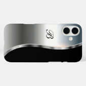 Coques Case-Mate iPhone Monogramme professionnel homme d'affaires (Verso (horizontal))