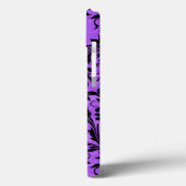 Coques Case-Mate iPhone Monogramme Purple Black Scrolls Swirls iPad 2/3/4 (Verso / Gauche)
