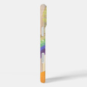 Coques Case-Mate iPhone Monogramme Retro Fox Art Lime Orange Retro iphone  (Verso / Droite)