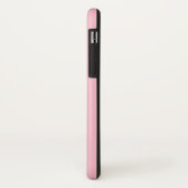 Coques Case-Mate iPhone Monogramme rose (Dos/Gauche)