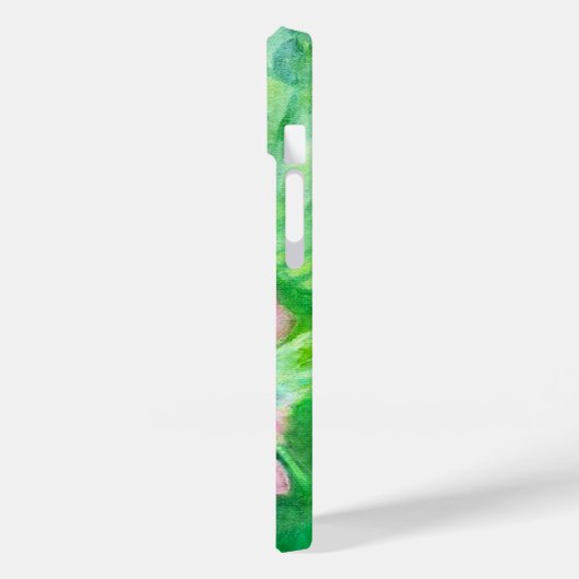 Coques Case-Mate iPhone Monogramme rose (Verso / Gauche)