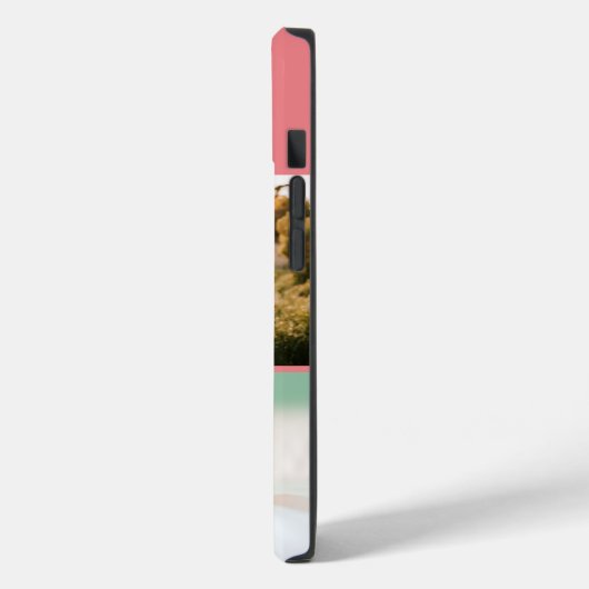 Coques Case-Mate iPhone Monogramme rose 3 Collage photo (Verso / Gauche)