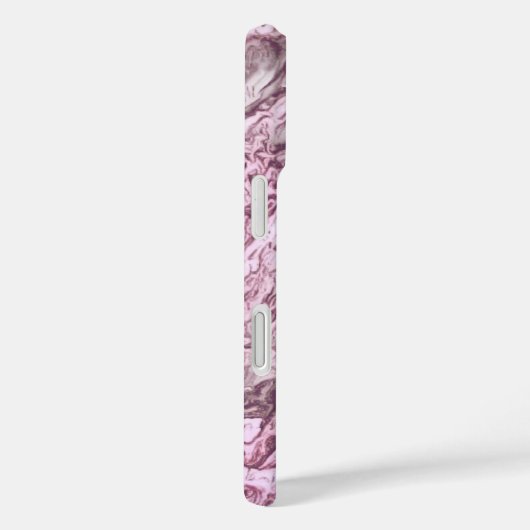 Coques Case-Mate iPhone Monogramme Rose Abstrait (Verso / Droite)