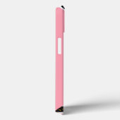 Coques Case-Mate iPhone Monogramme Rose Blanc Noir Paillettes Or Tendance (Verso / Droite)