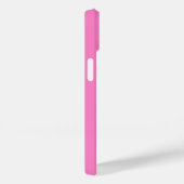 Coques Case-Mate iPhone Monogramme rose chaud élégant (Verso / Droite)