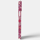 Coques Case-Mate iPhone Monogramme Rose & Coloré  (Verso / Droite)