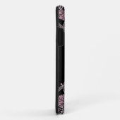Coques Case-Mate iPhone Monogramme Rose Dusky Fronds Floral Dot Mandala (Dos/Droite)