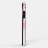 Coques Case-Mate iPhone Monogramme rose élégant Girly d'arc d'enveloppe de (Dos/Droite)