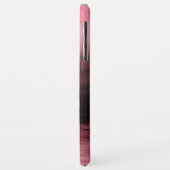 Coques Case-Mate iPhone Monogramme rose et noir Ombre brosse (Dos/Gauche)