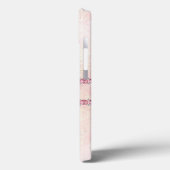 Coques Case-Mate iPhone Monogramme rose étincelle Bijoux Bling Girly tenda (Verso / Gauche)