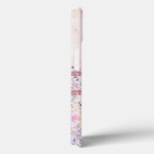 Coques Case-Mate iPhone Monogramme rose étincelle Bijoux Bling Girly tenda (Verso / Droite)
