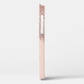 Coques Case-Mate iPhone Monogramme rose Gold Blush Rose Girl Dust (Verso / Gauche)