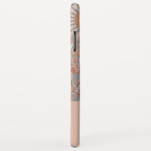 Coques Case-Mate iPhone Monogramme rose Gold Grey Mandala (Dos/Droite)