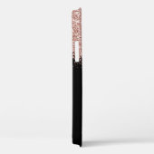 Coques Case-Mate iPhone Monogramme rose Gold Rose Black Girl (Verso / Droite)