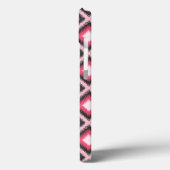 Coques Case-Mate iPhone Monogramme rose Ikat (Verso / Gauche)