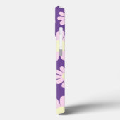 Coques Case-Mate iPhone Monogramme rose pâle (Verso / Gauche)