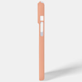 Coques Case-Mate iPhone Monogramme rose Peach Classic Coque-Mate (Verso / Gauche)