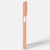 Coques Case-Mate iPhone Monogramme rose Peach Classic Coque-Mate (Verso / Droite)