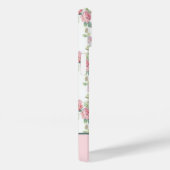 Coques Case-Mate iPhone Monogramme Rose rose Fleurs florales (Verso / Droite)