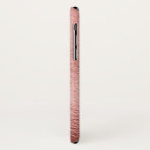 Coques Case-Mate iPhone Monogramme rose Rose or Faux (Dos/Gauche)