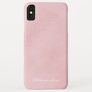 Case-Mate iPhone Case Monogramme Rose Rose Or Faux cuir