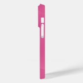 Coques Case-Mate iPhone Monogramme rose rustique Turquoise (Verso / Gauche)