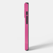 Coques Case-Mate iPhone Monogramme rose rustique Turquoise (Verso / Gauche)