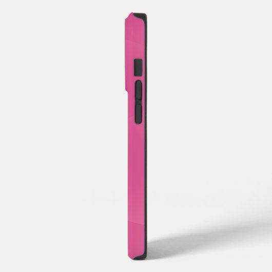 Coques Case-Mate iPhone Monogramme rose rustique Turquoise (Verso / Gauche)